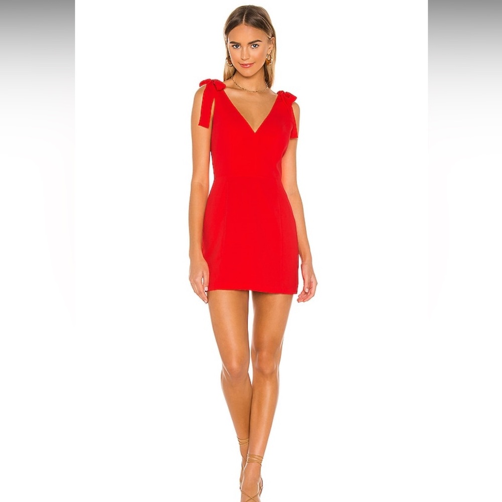 Amanda Uprichard Allora Dress in Crimson Size XS